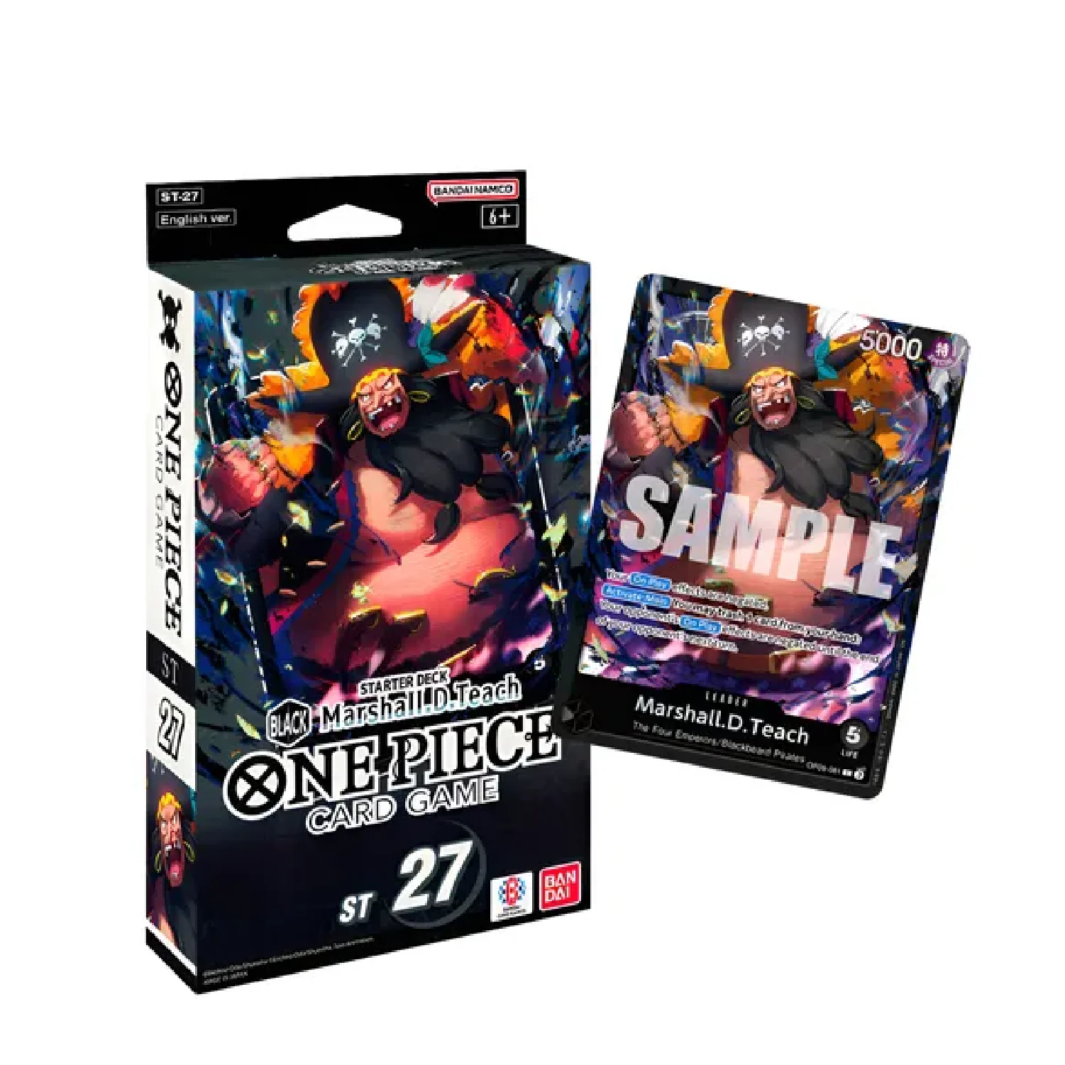 One Piece Card Game: ST-27 - BLACK Marshall.D.Teach - Starter Deck - Image 3