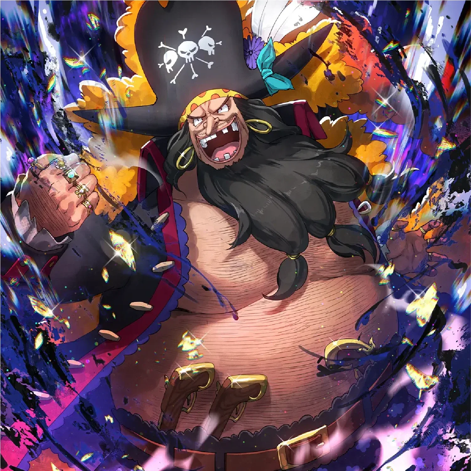 One Piece Card Game: ST-27 - BLACK Marshall.D.Teach - Starter Deck - Image 7