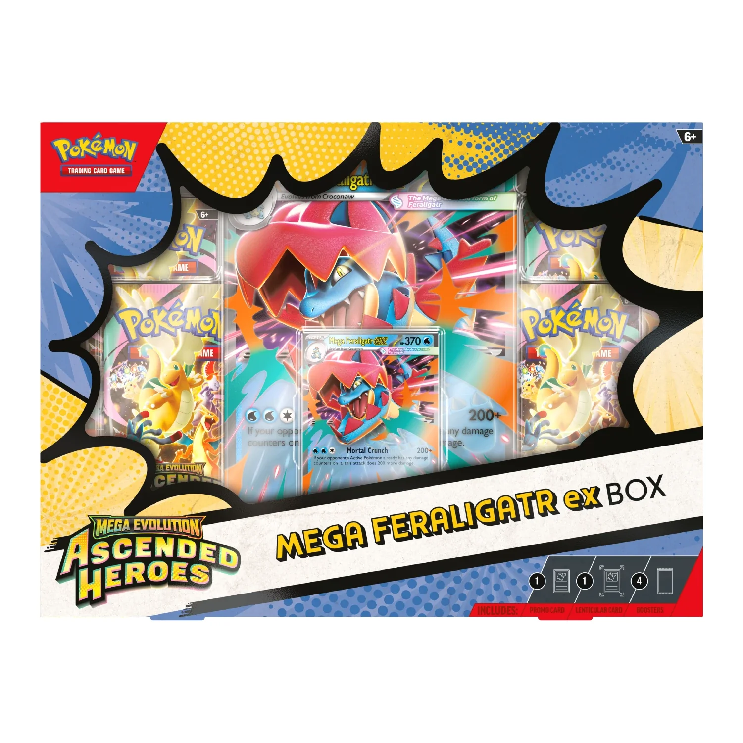 Pokemon TCG: Ascended Heroes - Mega Feraligatr ex Box - Image 2