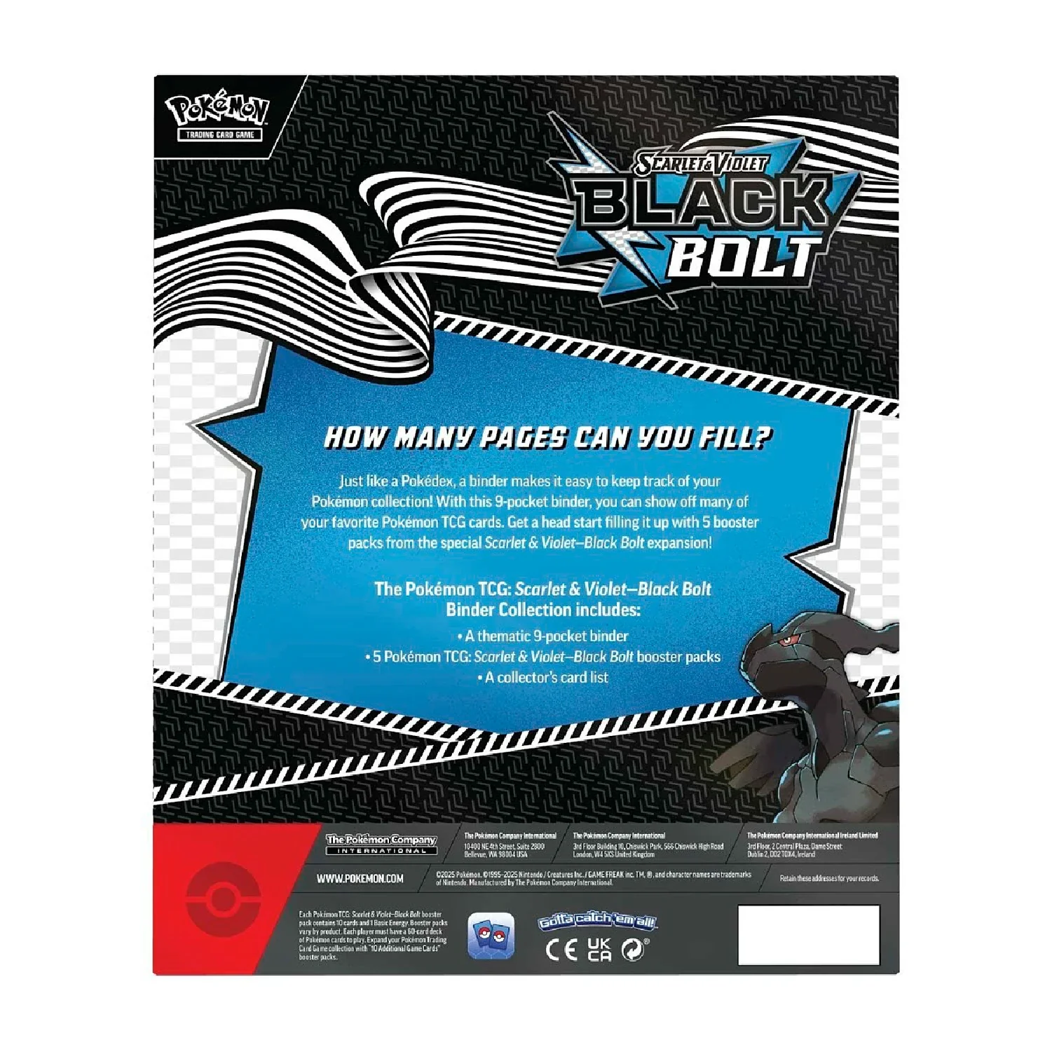Pokemon TCG: Black Bolt Binder Collection - Image 9