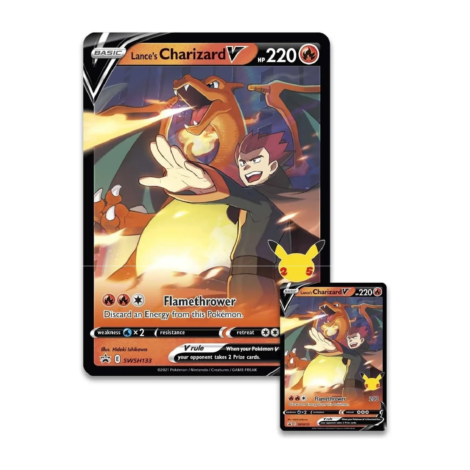 Pokemon TCG: Celebrations Collection Box - Lance's Charizard V - Image 3