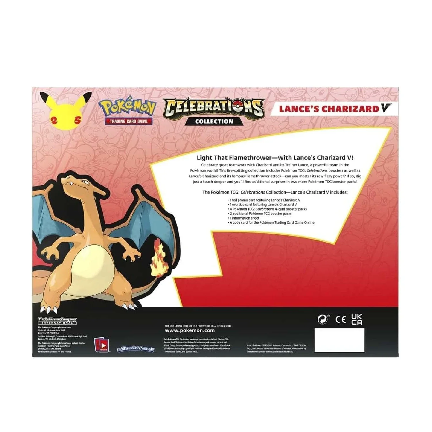 Pokemon TCG: Celebrations Collection Box - Lance's Charizard V - Image 4