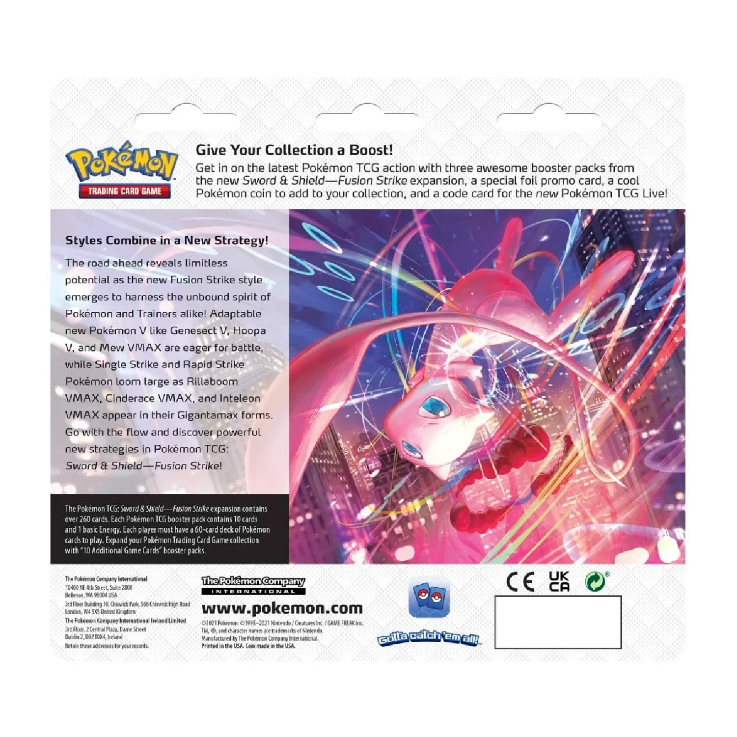 Pokemon TCG: Fusion Strike 3 Booster Packs - Eevee Promo - Image 3