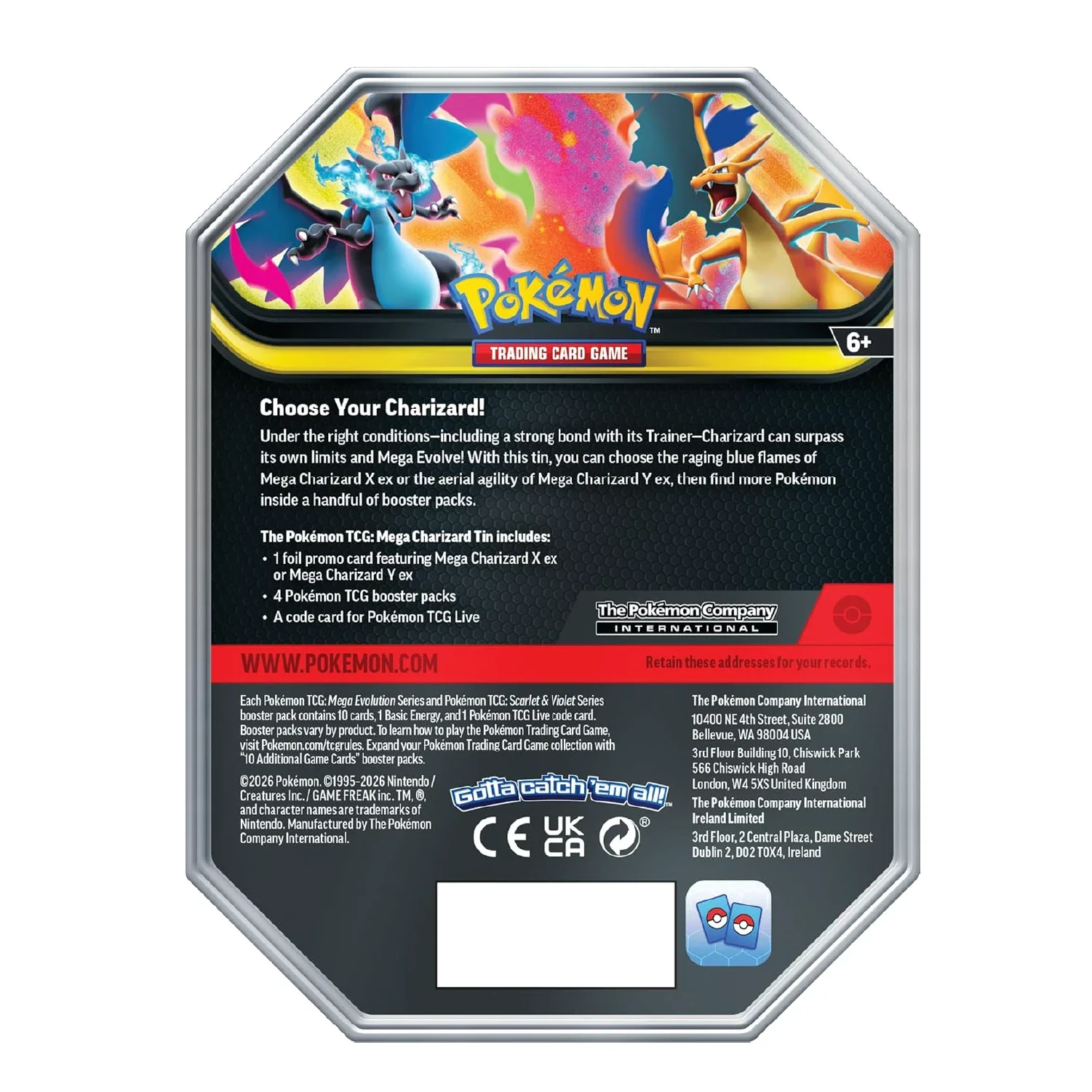 Pokemon TCG: Mega Charizard Y Ex Tin - Image 3
