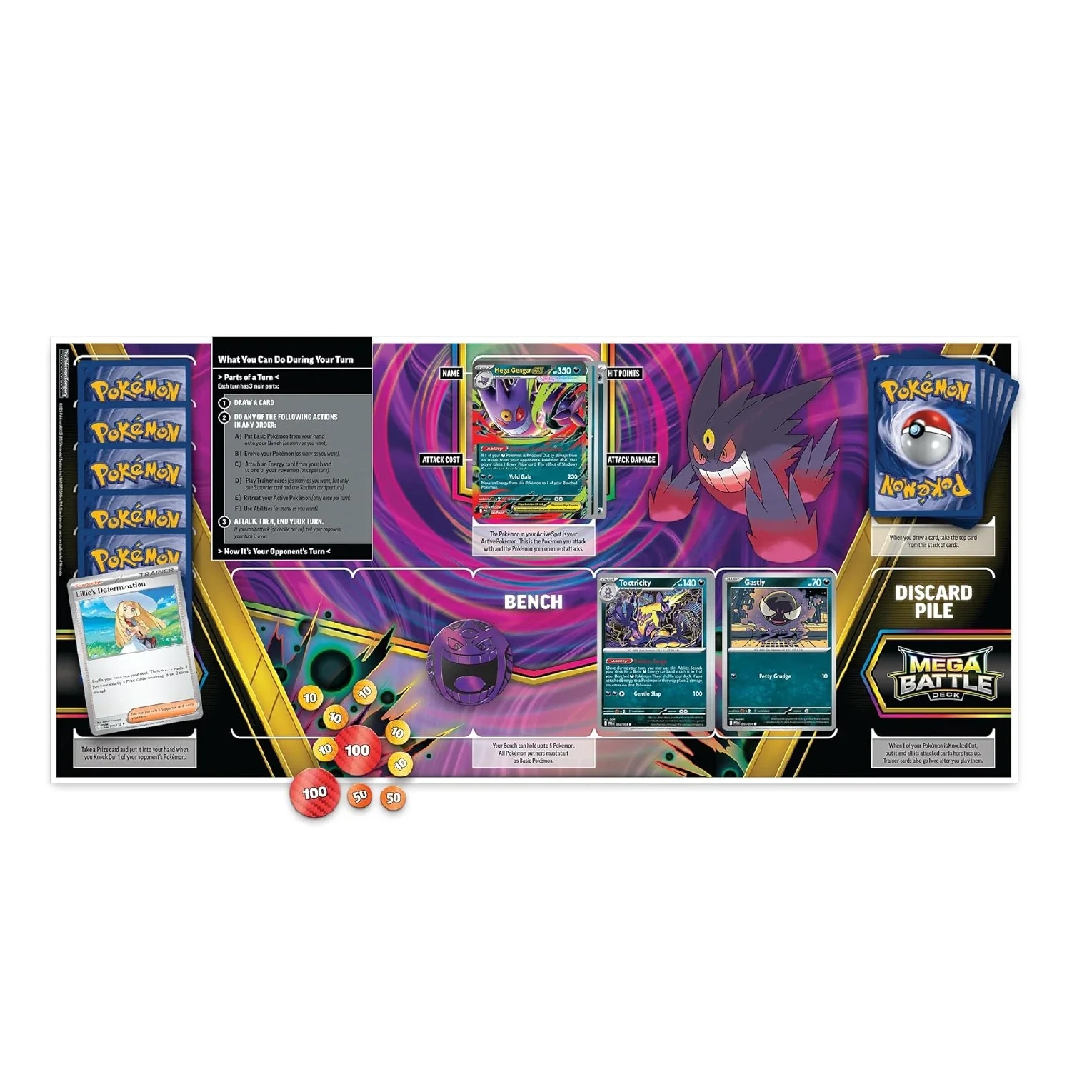 Pokemon TCG: Mega Gengar ex - Mega Battle Deck - Image 2