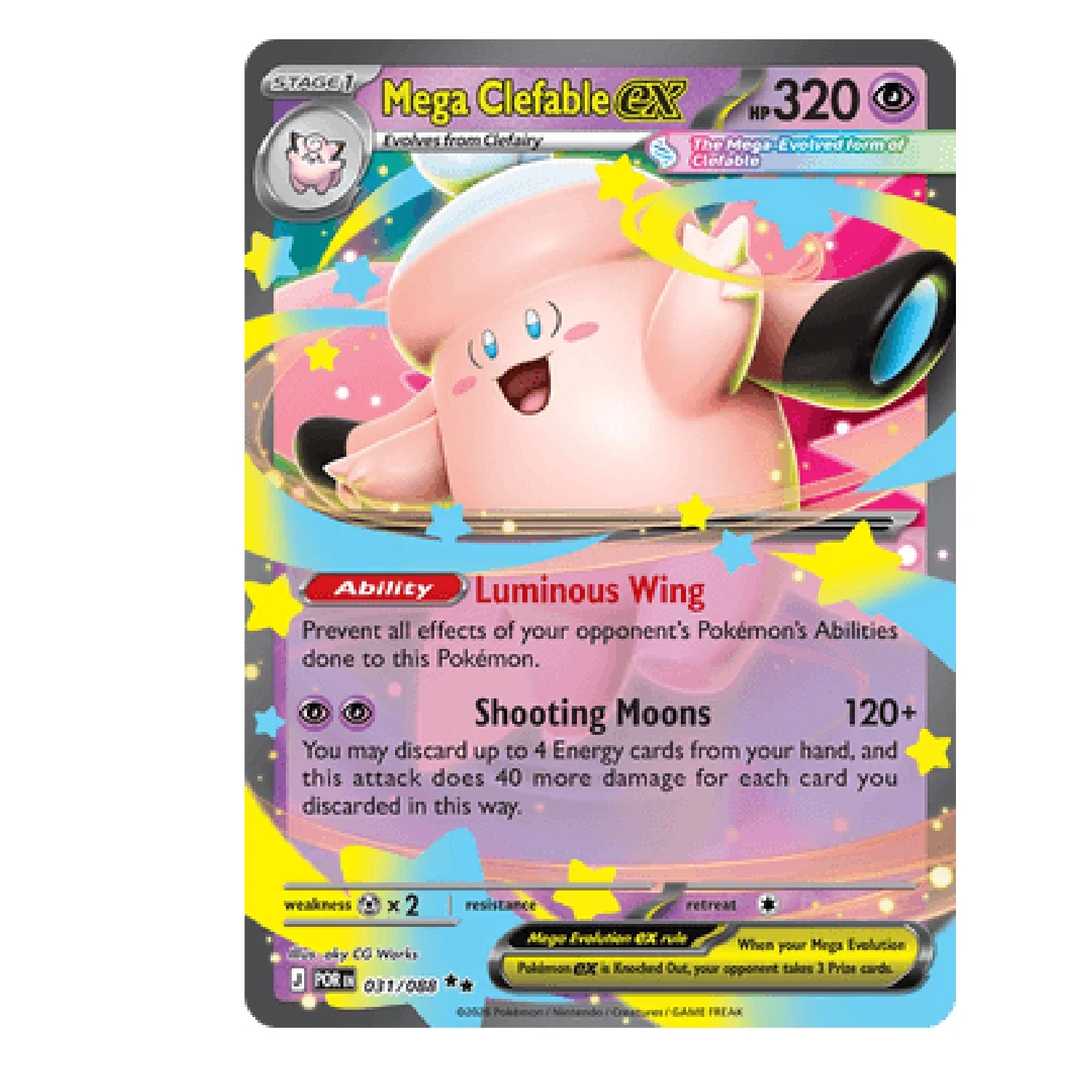 Pokemon TCG: Mega Moonlight Tin (Clefable) - Image 6
