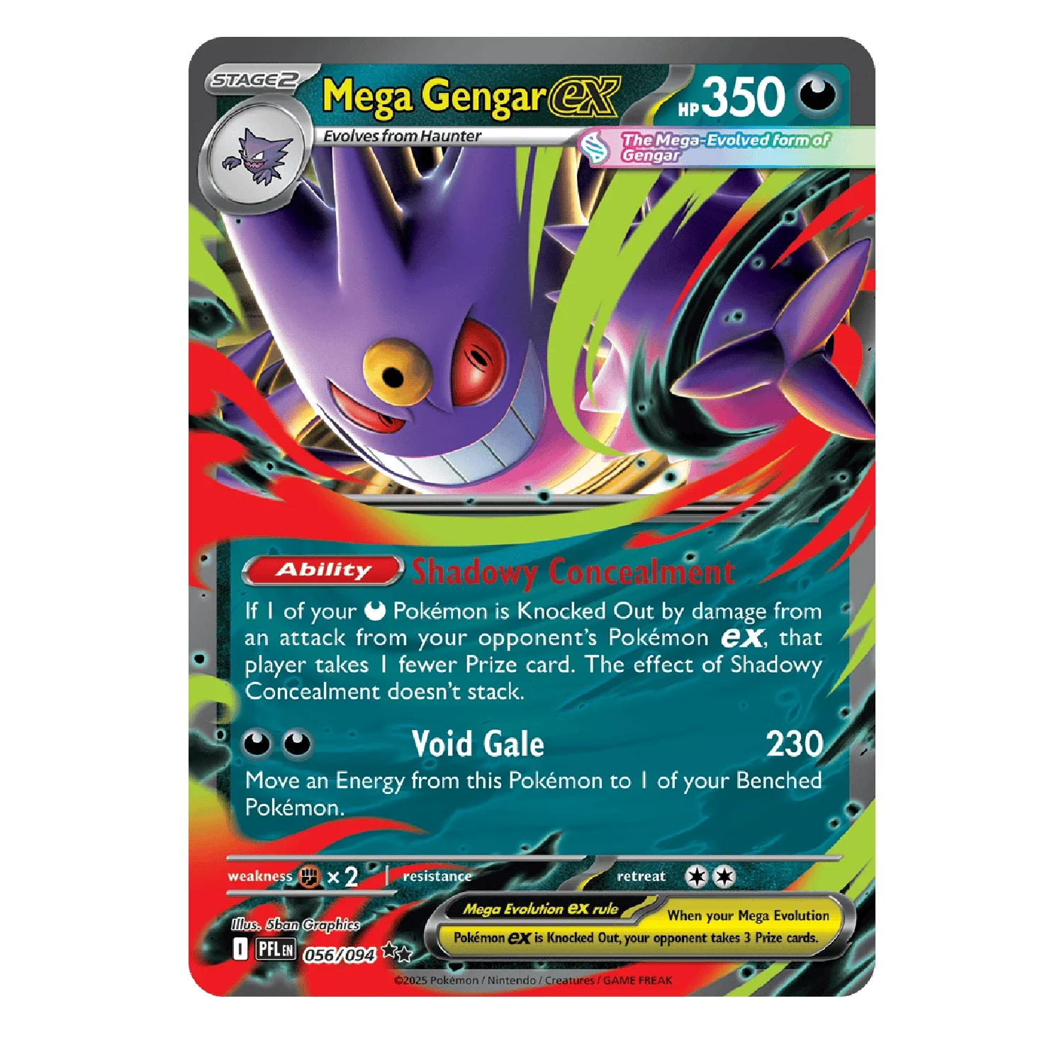 Pokemon TCG: Mega Moonlight Tin (Gengar) - Image 5