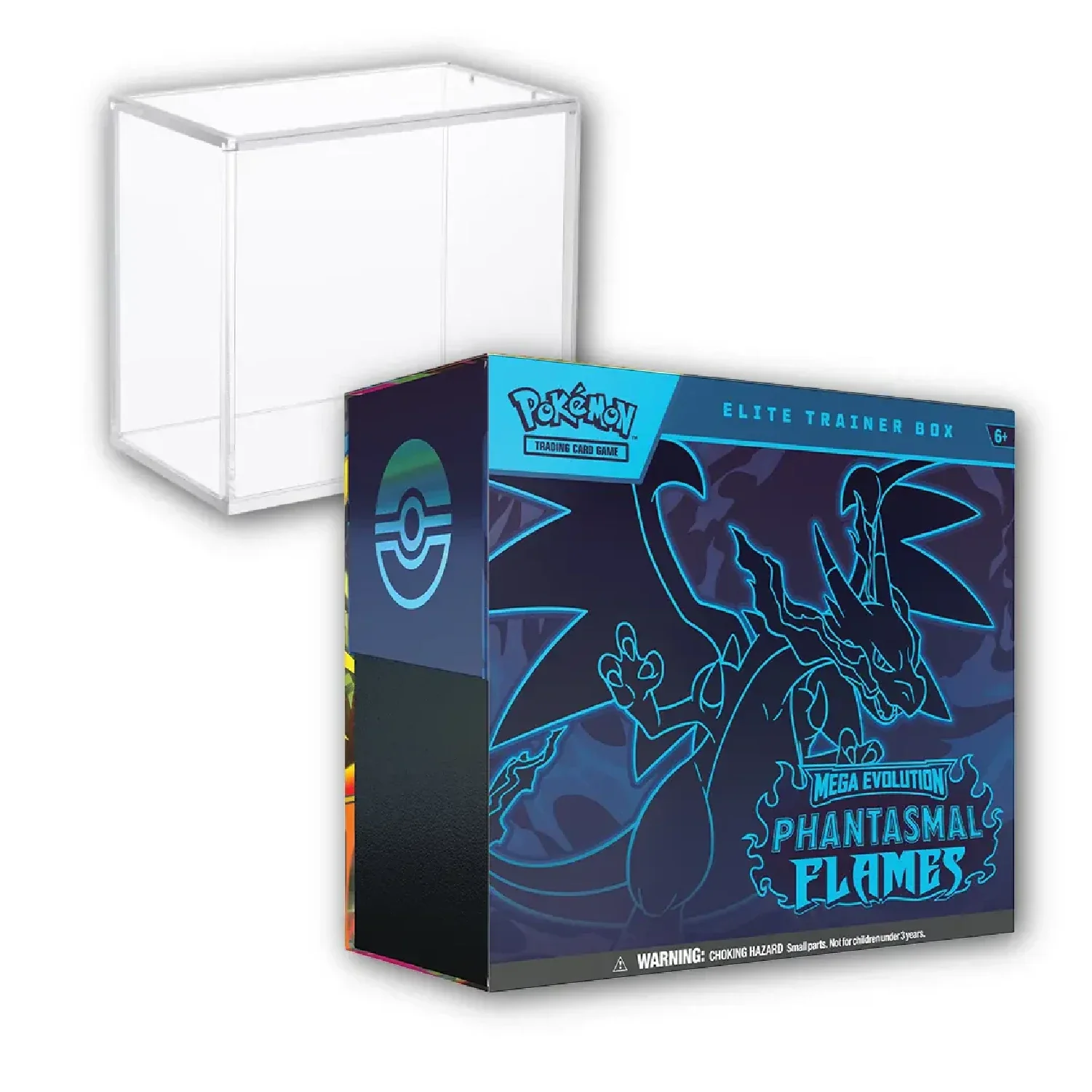 Pokemon TCG: Phantasmal Flames - Elite Trainer Box + Acrylic Case Bundle