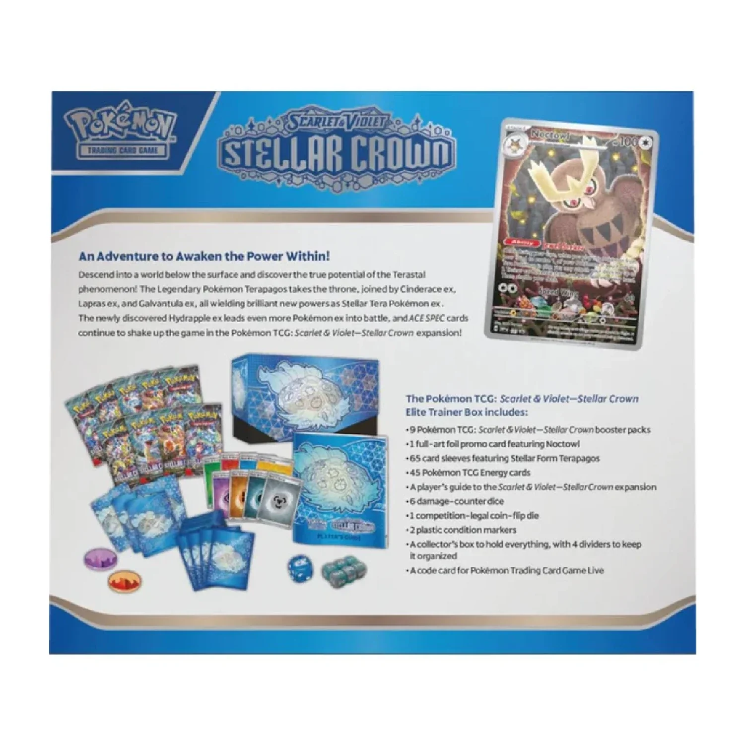 Pokemon TCG: Stellar Crown - Booster Box + Elite Trainer Box Bundle - Image 4