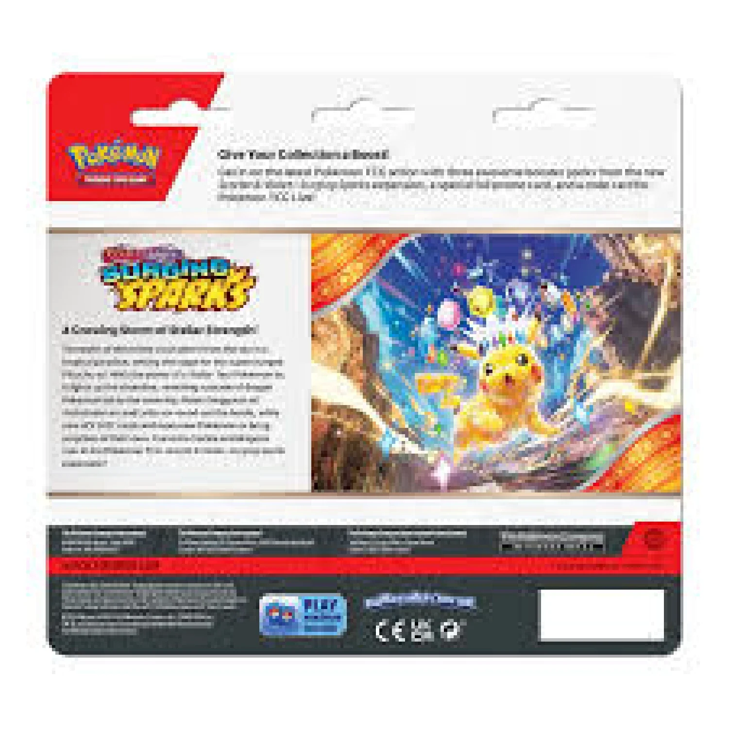 Pokemon TCG: Surging Sparks 3-Pack Blister (Zapdos Promo) - Image 3