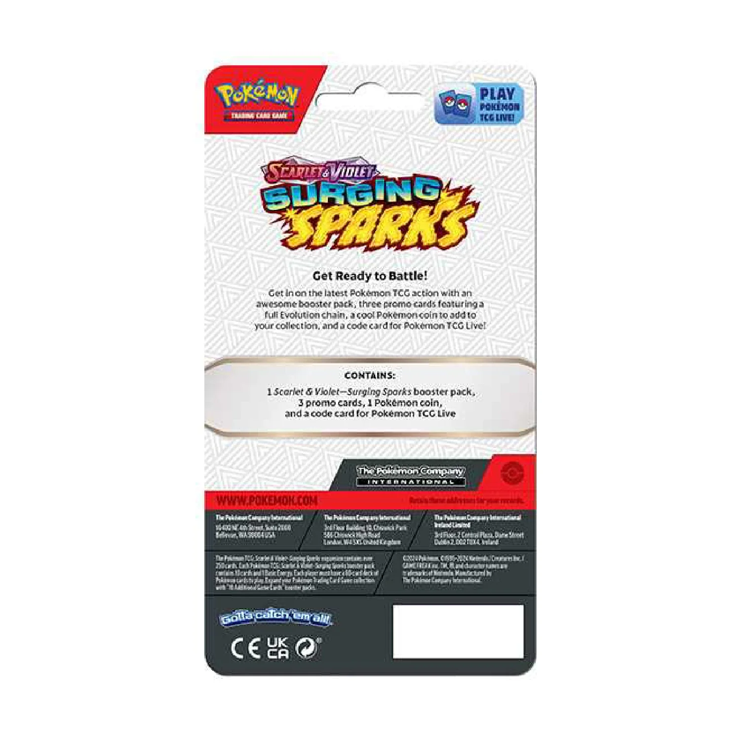 Pokemon TCG: Surging Sparks - Premium Checklane Blister - Alakazam Promo - Image 2