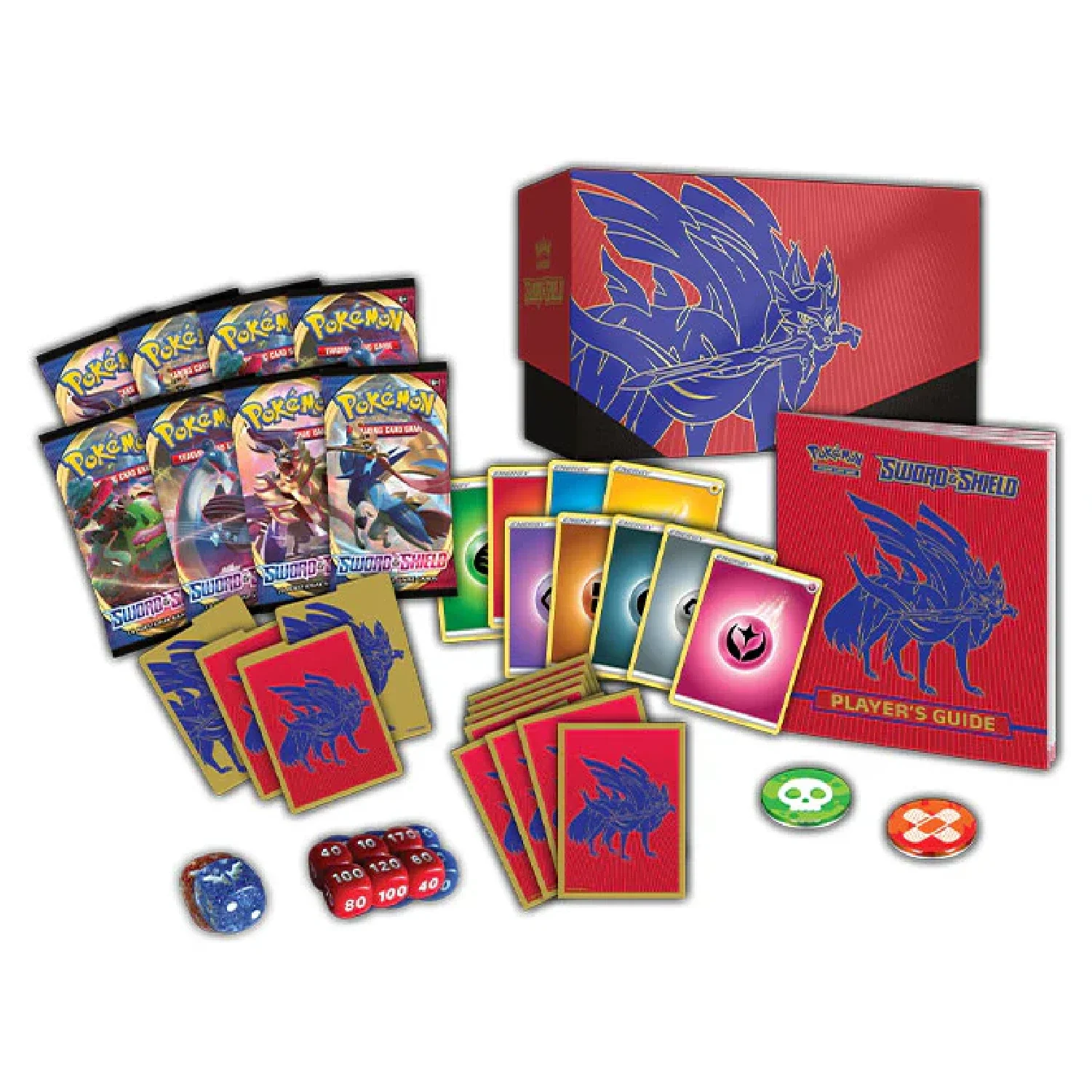 Pokemon TCG: Sword & Shield Base Elite Trainer Box Zacian - Image 2