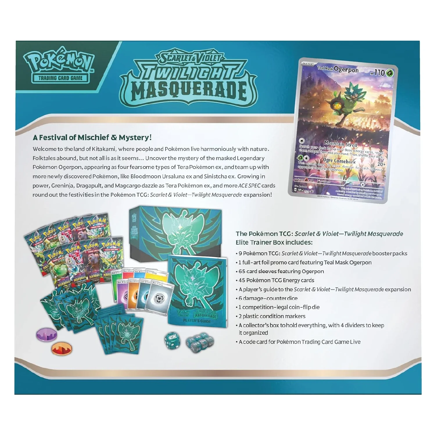 Pokemon TCG: Twilight Masquerade - Booster Box + Elite Trainer Box Bundle - Image 7